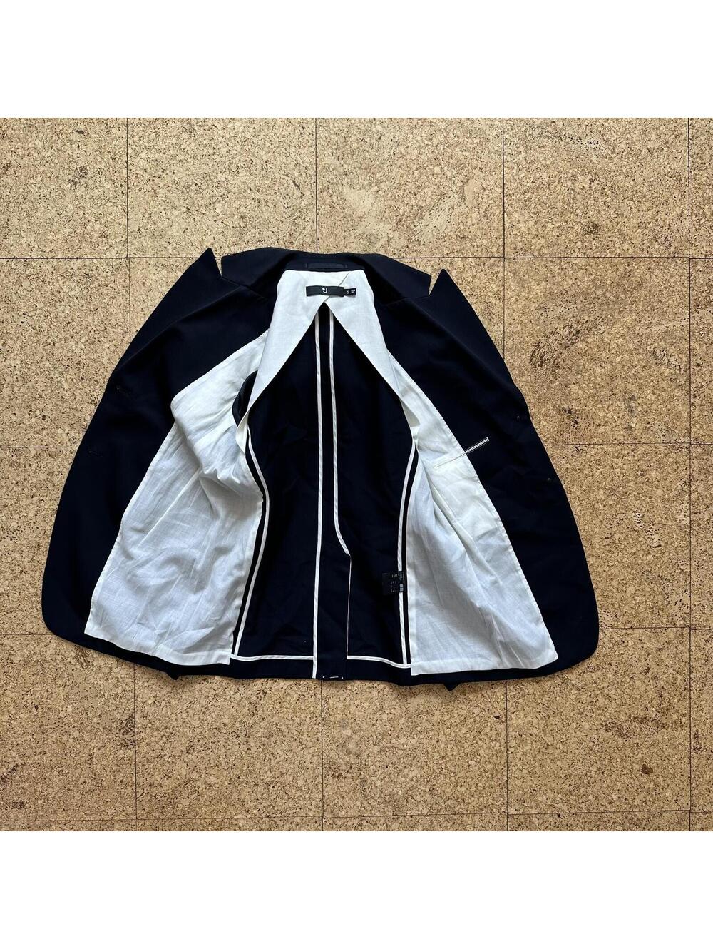UNIQLO +J Jil Sander Wool Blazer Black Women's S Tailored Minimalist Chic - Picture 5 of 7